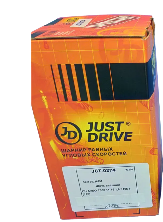 ШРУС наруж "JUST DRIVE" Chevrolet Aveo T300 (11-) 1.6i MT JCT0274 
