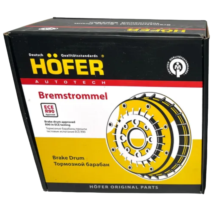Барабан тормозной 2108 HOFER чугун. 2 шт.
