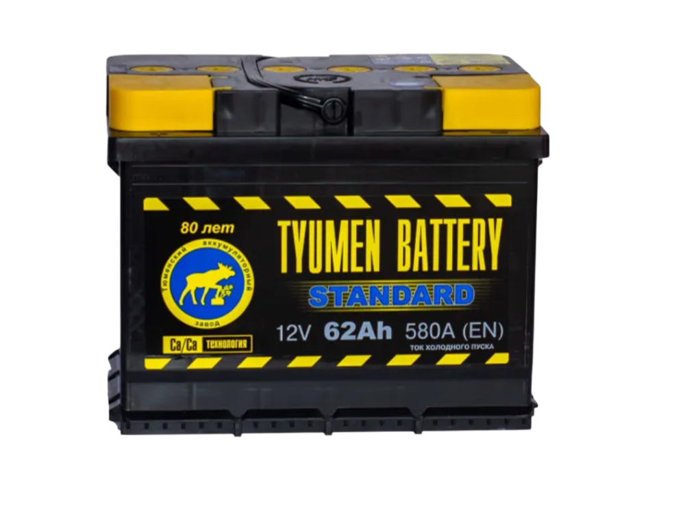 Аккумулятор 62 А/ч о.п. Тюмень ток 580 242 х 175 х 190 6CT62L1