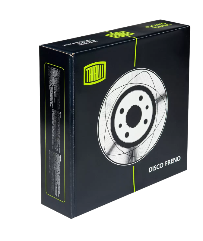 Диск тормозной 2112 R-14 вентилируемый TRIALLI Спорт, перфорированный