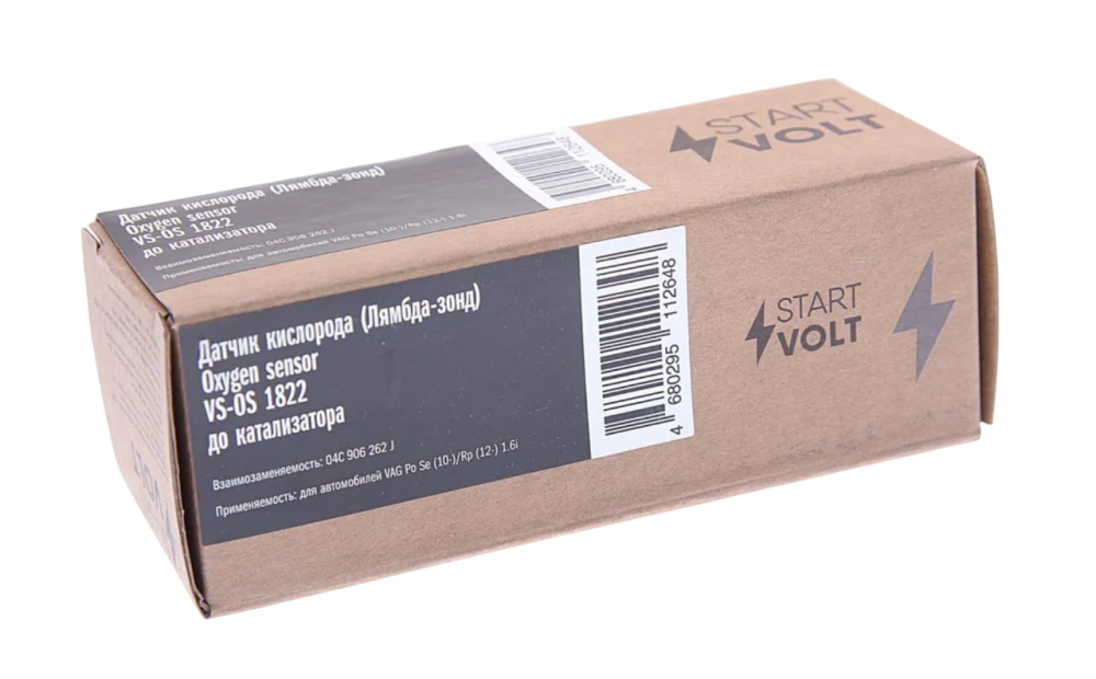 Датчик кисл "STARTVOLT" VAG Polo Sedan (09-)/Rapid (12-) 1.6i 110л.с. до кат. (VS-OS 1822)