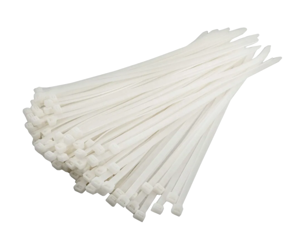 Хомут нейлоновый 7,6х200 мм KRAFT белый 1 шт