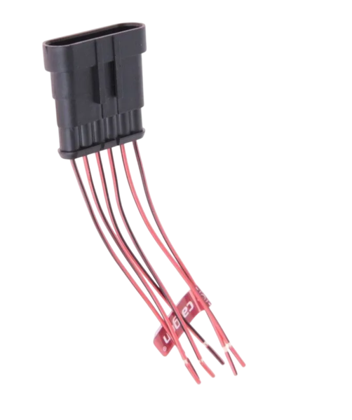 Разъем 6-ти конт. жгута форсунок с проводами к ЭСУД ГАЗ Cargen