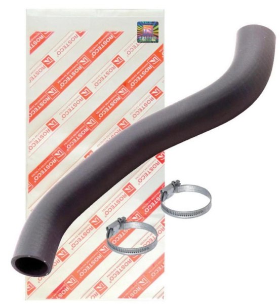 Патрубок системы охлаждения 21082 верхний Rosteco с хомутами