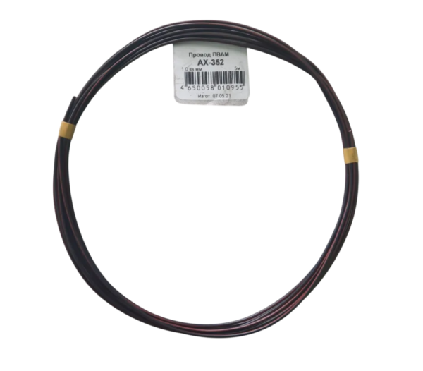 Провод для электропроводки D=1,0 мм 5 м Cargen АХ-352