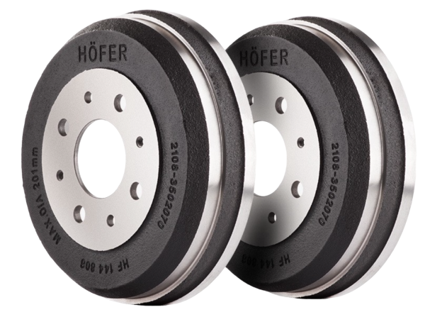 Барабан тормозной 2108 HOFER чугун. 2 шт.