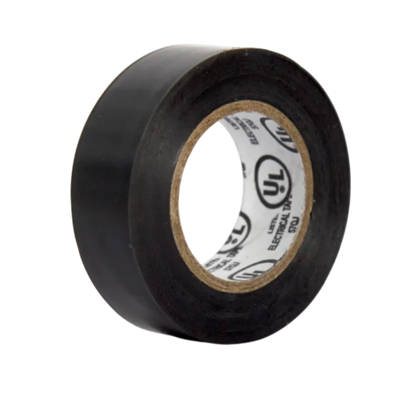 Изолента 18 мм*18.3 м*0.17 мм ABRO черная термостойкая