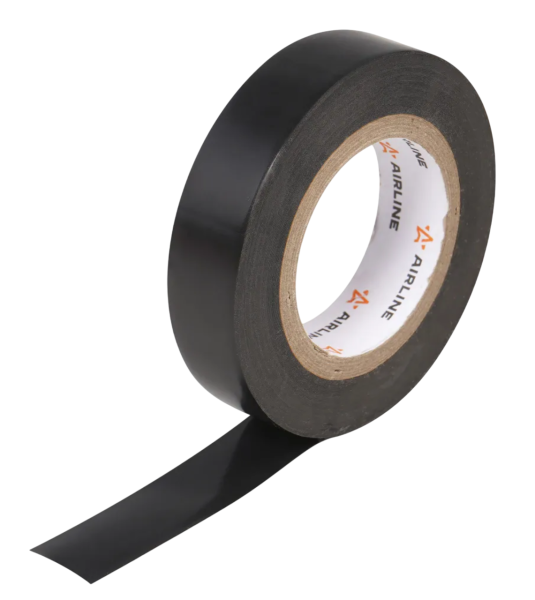 Изолента 15мм х 20м AIRLINE черный