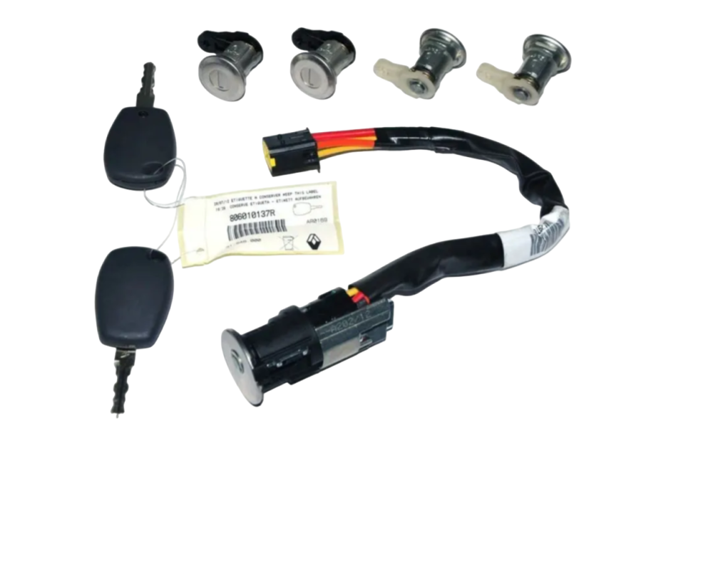 Замок зажигания 806010137R GL.LK.1.1 Lada Largus 2шт.интегр. ключа +4 личинки GLLK11