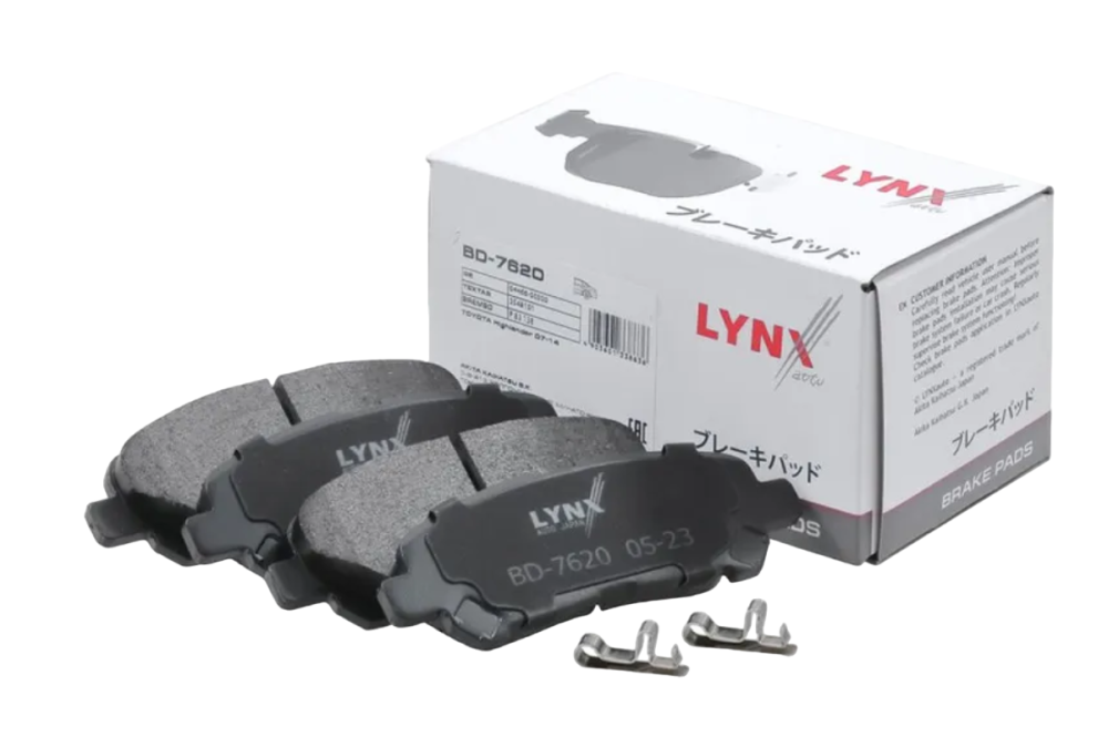 Колодки тормозные "LYNX" дисковые задние Toyota Highlander BD-7620