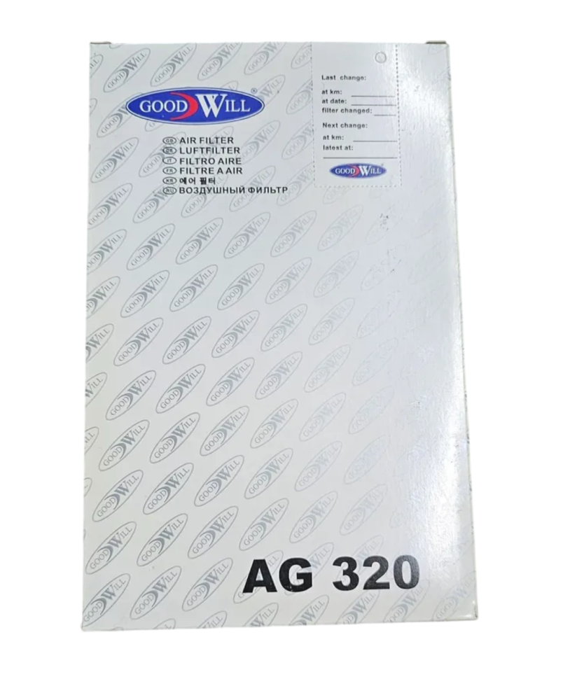 Фильтр воздушный "GOODWILL" HYUNDAI ix35/i40 11-/KIA SPORTAGE 10- AG320