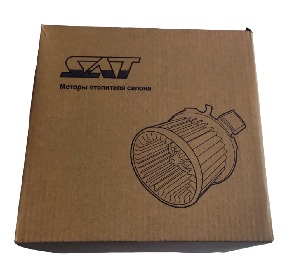 Мотор отопителя салона "SAT" VW POLO SEDAN 10-SKODA FABIA ROOMSTER 07-RAPID ST6Q1819015J