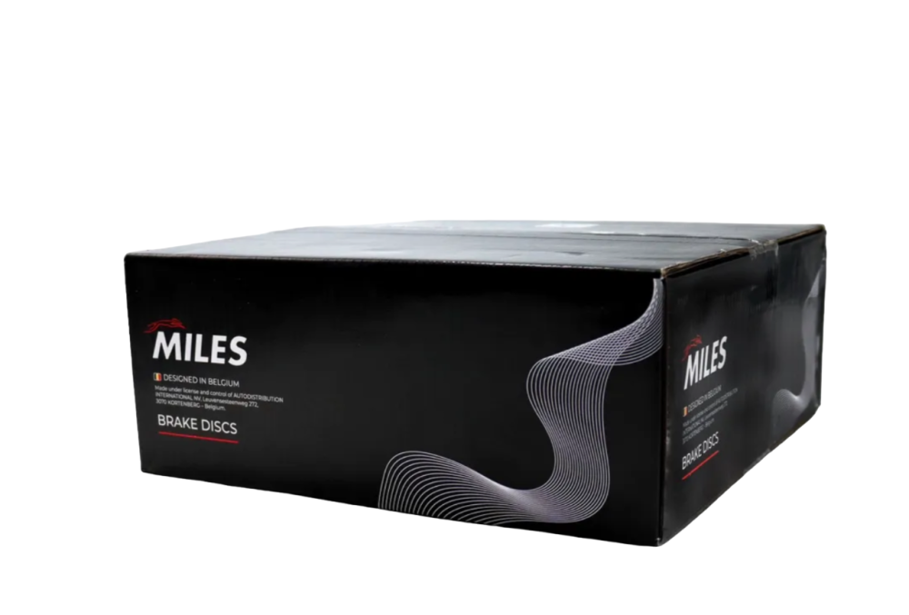 Диск тормозной "MILES" передний TOYOTA AURIS / COROLLA (E15) 1.4/1.6 07- (TRW DF4810) K000331