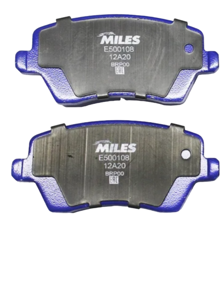 Колодки тормозные "MILES" передние  (LADA VESTA / RENAULT DUSTER / NISSAN NOTE E100108