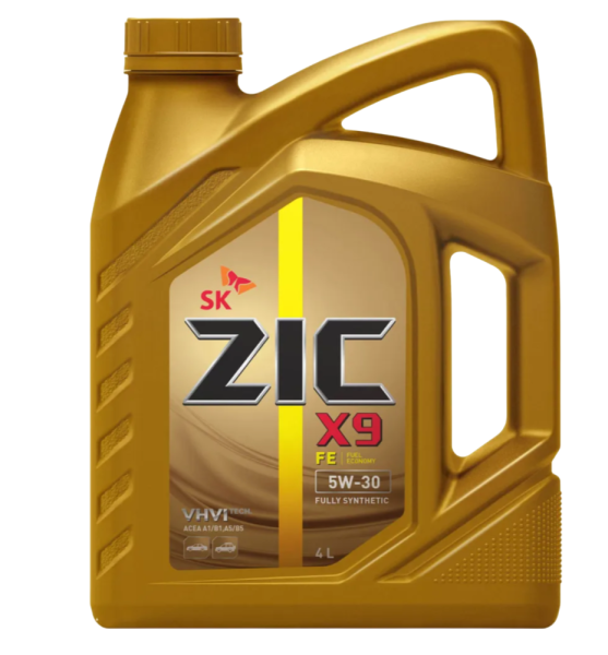 Масло моторное ZIC X9 FE 5W-30 SP A5/B5 синтетическое 4 л