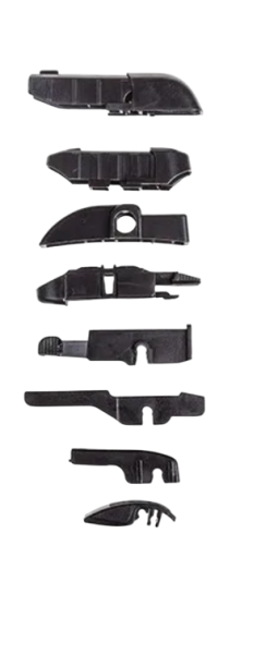 Щетка стеклоочистителя бескаркасная Skyway стандарт 14"/350 мм 9 адаптеров