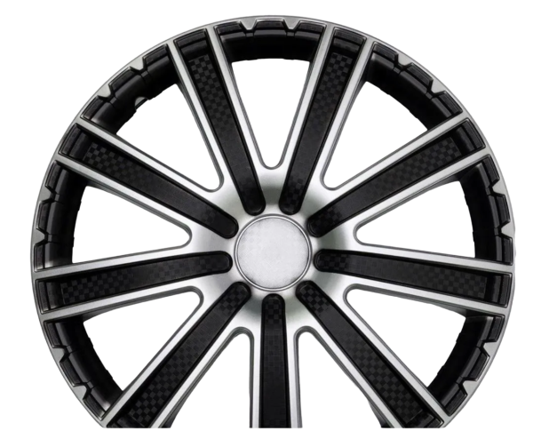 Колпаки колесные декоративные R14 Super Black STAR Круиз 4 шт.
