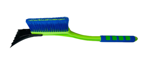 Щетка для снега со скребком 54 см Oktan зеленая